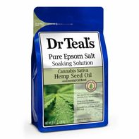 Dr Teal’s Pure Epsom Salt Soak, Hemp Seed Oil with...
️