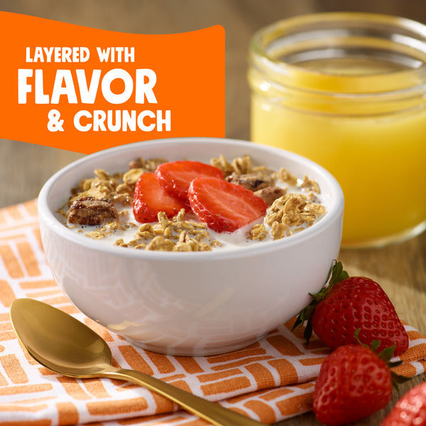 Bear Naked Maple Pecan Crumble Granola Cereal, Good Source of Fiber, Whole Grain Snacks