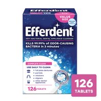 Efferdent Denture & Retainer Cleanser Tablets, Com...
️