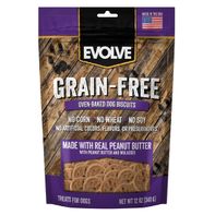 EVOLVE Grain Free Oven Baked Peanut Butter Dog Bis...
️