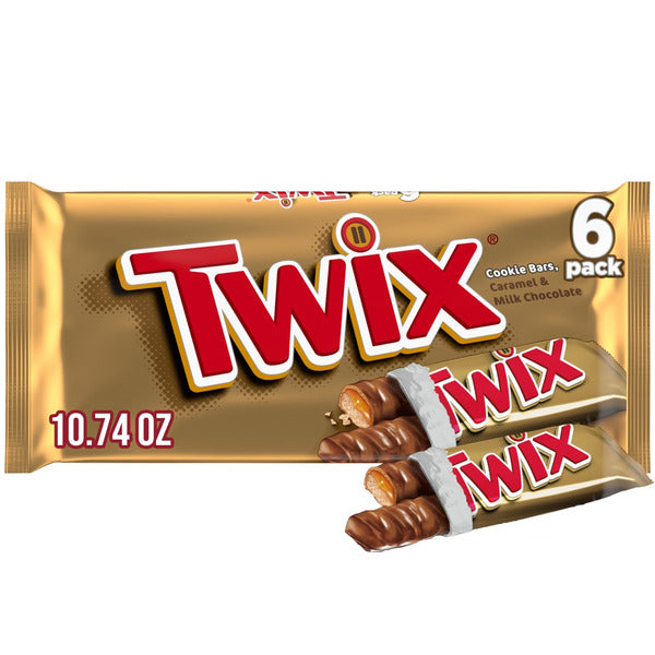 TWIX Caramel Chocolate Cookie Candy Bar Bulk Pack