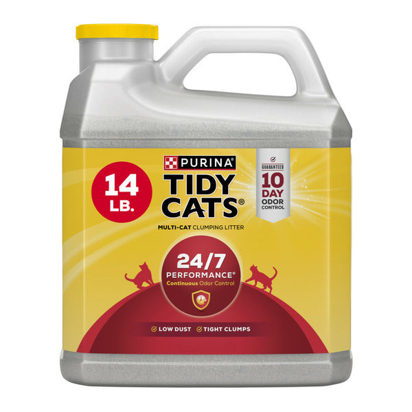 Purina Tidy Cats Clumping Cat Litter, 24/7 Performance Multi Cat Litter