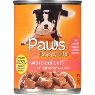 Paws Happy Life Beef Cuts In Gravy Dog Food️