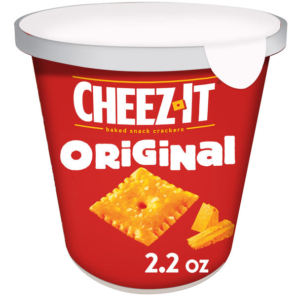 Cheez-It Original Cheese Crackers, Baked Snack Crackers, Single Serve, 2.2 oz