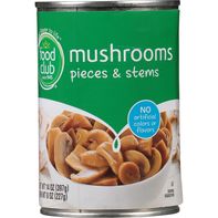 Food Club Mushrooms, Pieces & Stems️
