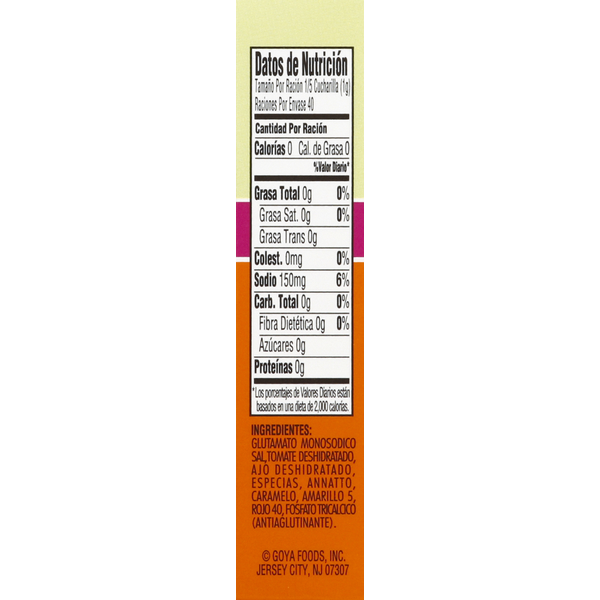 Sazon Goya Seasoning, Cilantro & Tomato
