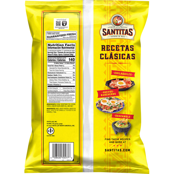 SANTITAS Yellow Corn Tortilla Chips