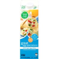 Food Club Egg Whites, 100% Liquid️ DestGlow