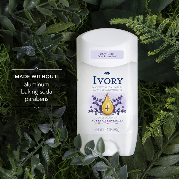 Ivory Gentle Deodorant, Hint of Lavender
