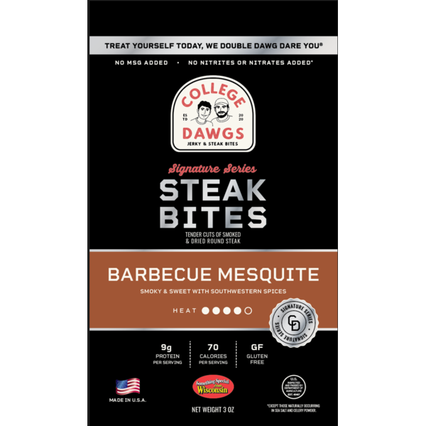 College Dawgs Steak Bites Barbecue Mesquite