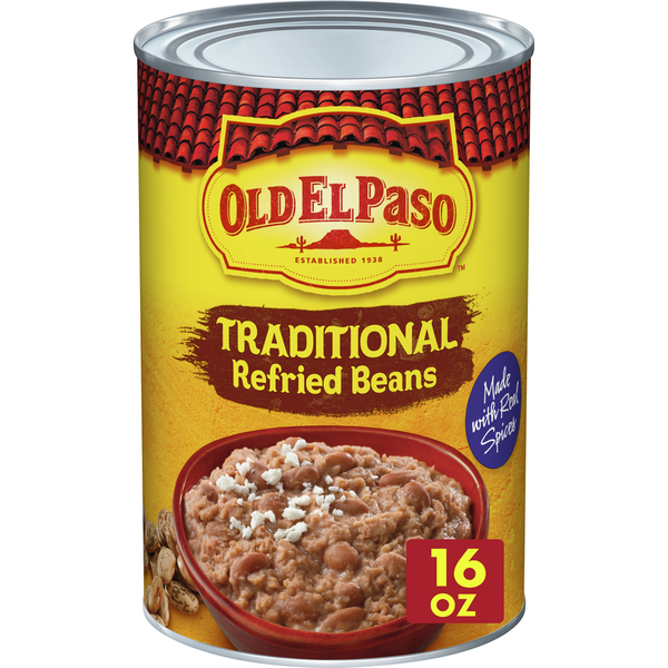 Old El Paso Canned Traditional Refried Beans
