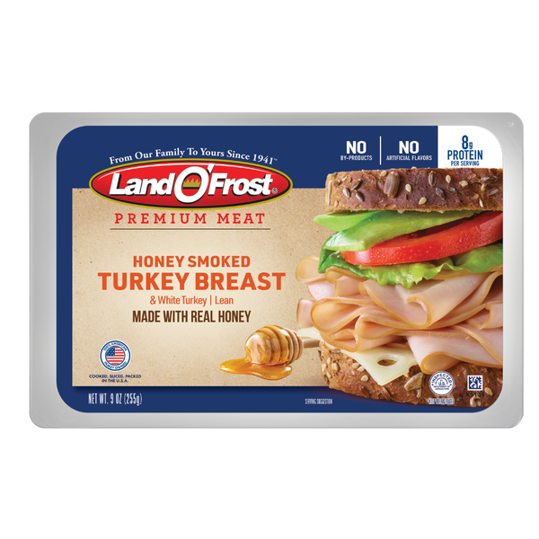 Land O’Frost Premium Lunch Meat Honey Smoked Turkey Breast