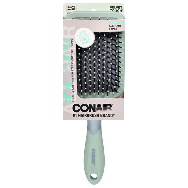 Conair Detangle & Style Hairbrush Savvy Value