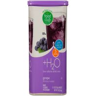 Food Club +H2O, Grape Low Calorie Drink Mix️