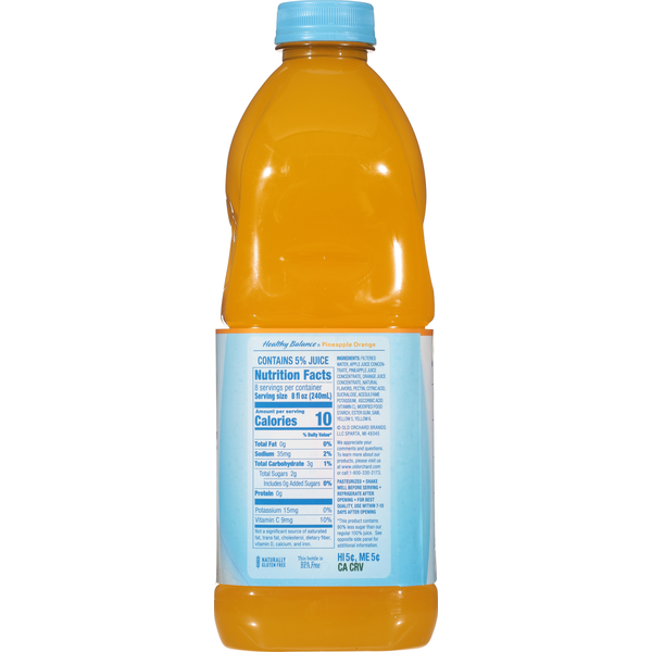 Old Orchard Diet Pineapple Orange Juice Cocktail