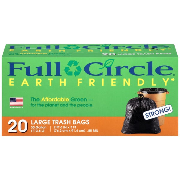 Full Circle Large 30 Gallon Trash Bags