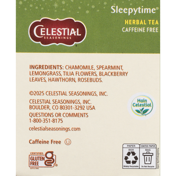 Celestial Seasonings Tea Bags Sleepytime
