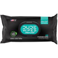 DUDE Wipes Flushable Wipes, Mint Chill, Extra Larg...
️