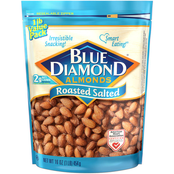 Blue Diamond Almonds, Roasted Salted