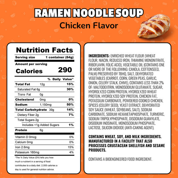 Maruchan Instant Lunch Chicken Flavor Ramen Noodle Soup