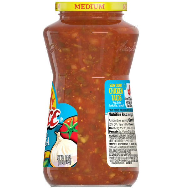 Pace Lower Sodium Chunky Medium Salsa
