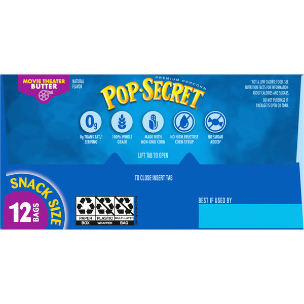 Pop Secret Movie Theater Butter Microwave Popcorn
