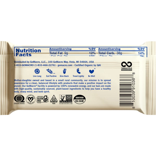GoMacro Lemon + Lemon MacroBar