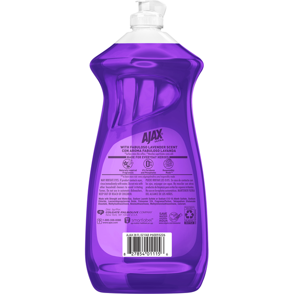Ajax Dish Liquid, Lavender Scent
