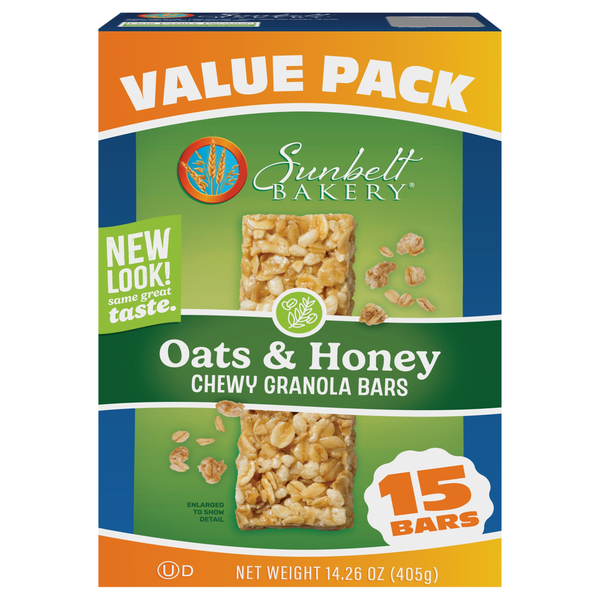 Sunbelt Bakery Chewy Oats & Honey Granola Bars Value Pack
