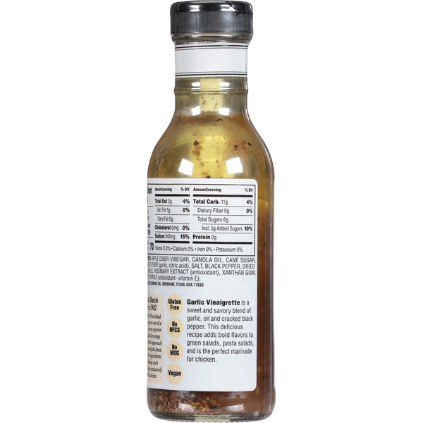 BRIANNAS Vinaigrette Dressing, Garlic, Home Style