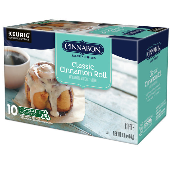Cinnabon Classic Cinnamon Roll Coffee K-Cup Pods