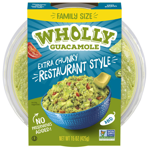 Wholly Guacamole Restaurant Style Bowl, 15 OZ