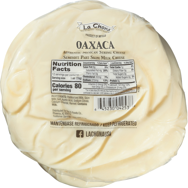 La Chona Oaxaca Authentic Mexican String Cheese