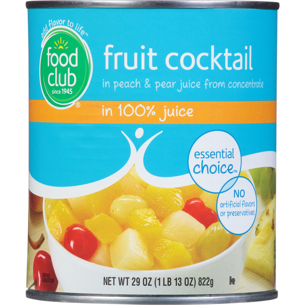 Food Club Fruit Cocktail in 100% Juice