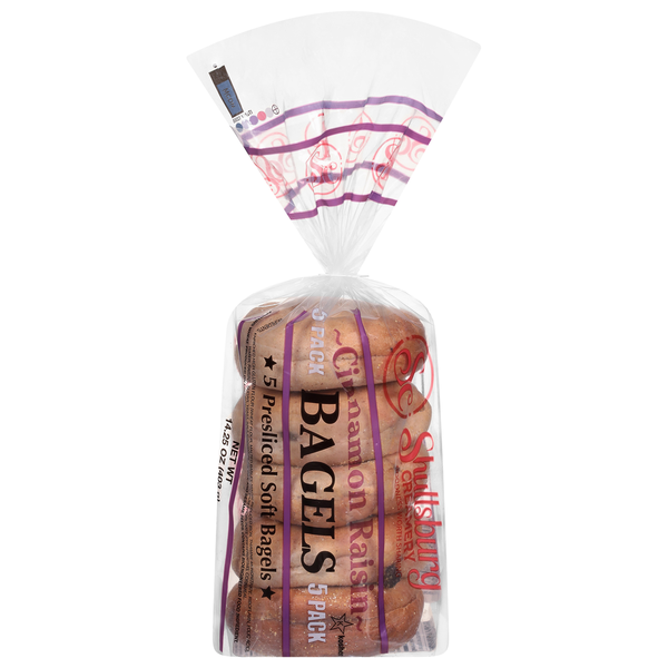 Shullsburg Creamery Presliced Cinnamon Raisin Bagels