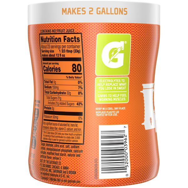 Gatorade Lemon Lime Canister