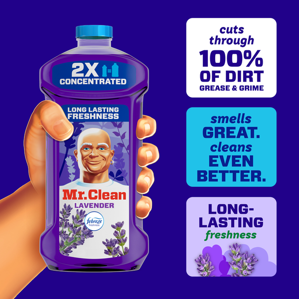 Mr. Clean All Purpose Cleaner, Cleaning Liquid, Lavender