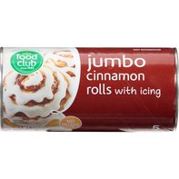 Food Club Cinnamon Rolls with Icing, Jumbo️ DestGlow