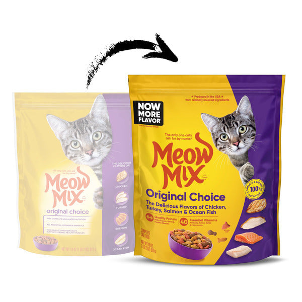 Meow Mix Original Choice Dry Cat Food, Resealable