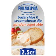 Philadelphia Multigrain Bagel Chips & Garden Veget...
️