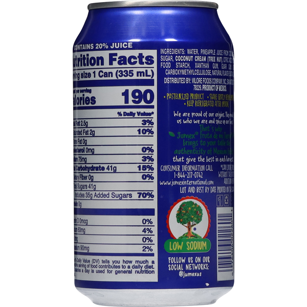 Jumex Nectar, from Concentrate, Pineapple-Coconut