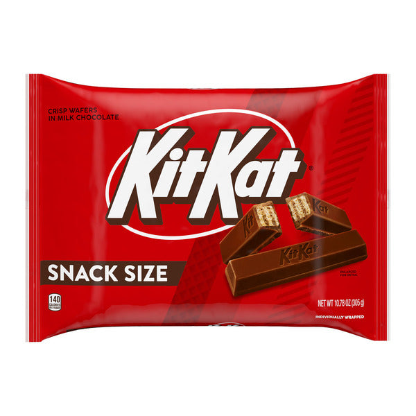 KIT KAT® Milk Chocolate Wafer Snack Size, Candy Bag, 10.78 oz