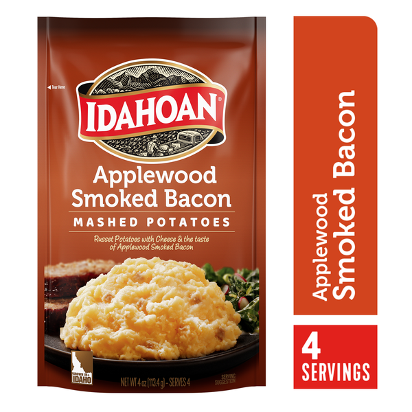 Idahoan® Idahoan Applewood Smoked Bacon Mashed Potatoes, 4 oz Pouch