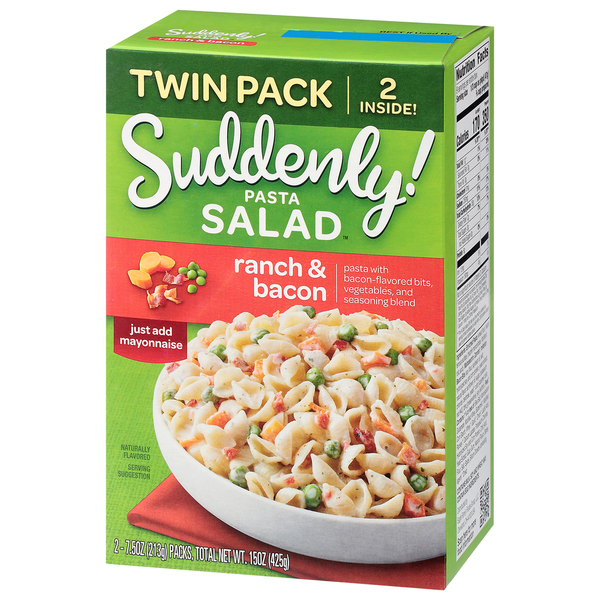 Suddenly! Ranch & Bacon Pasta Salad Twin Pack