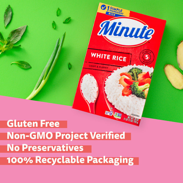 Minute Rice Instant White Rice, Gluten-Free