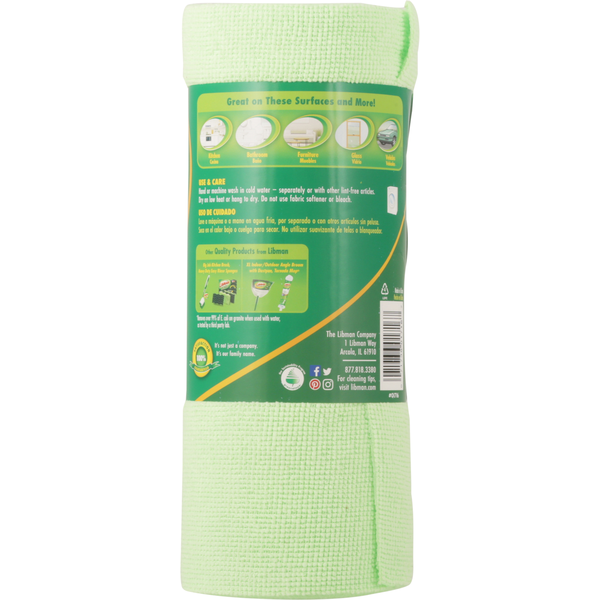 Libman Microfiber Cloths, Tear &