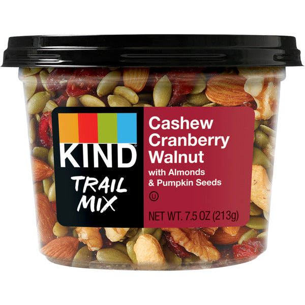 KIND Cashew Cranberry Walnut with Almonds & Pumpkin Seeds, 7.5 OZ
