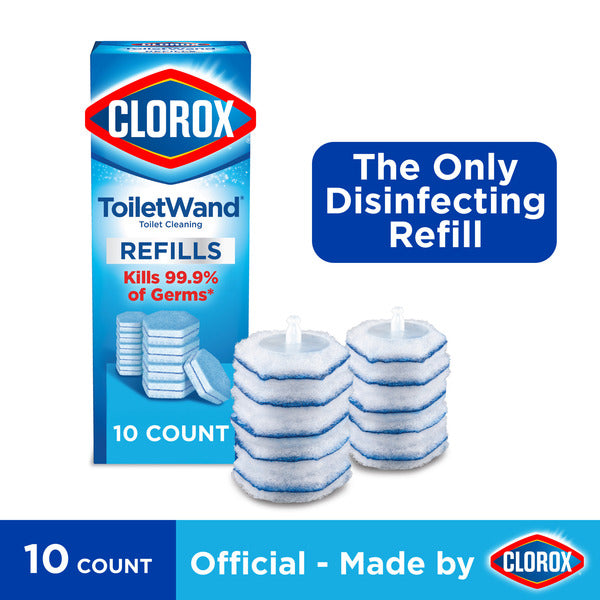 Clorox ToiletWand® Disinfecting Refills, Disposable Wand Heads