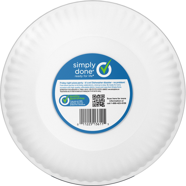 Simply Done Coated Paper Plates