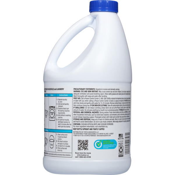 Simply Done Bleach, Low-Splash, Concentrated, Lemon Scent